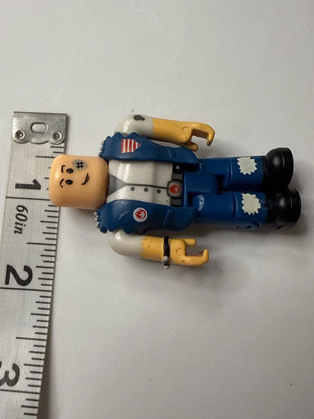 Blue & Yellow Action Figure Toy